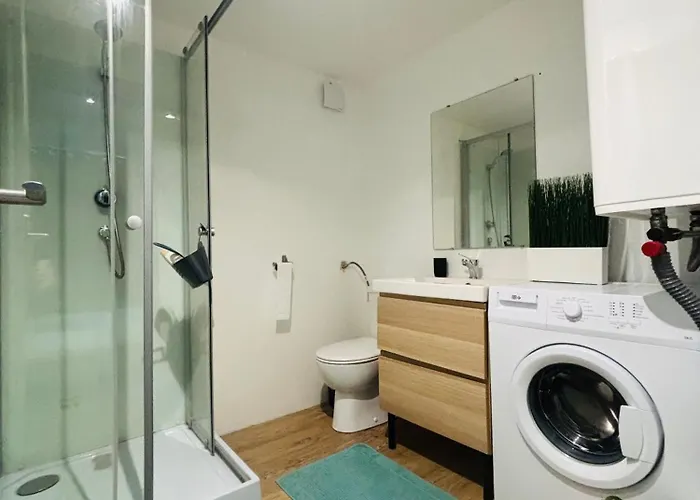 Studio Calme Avec Cour Privative Parking Jacuzzi Option Apartman Bordeaux–Mérignac reptér